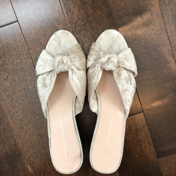 Loeffler Randall pearl suede mule 7.5 - Picture 7 of 9